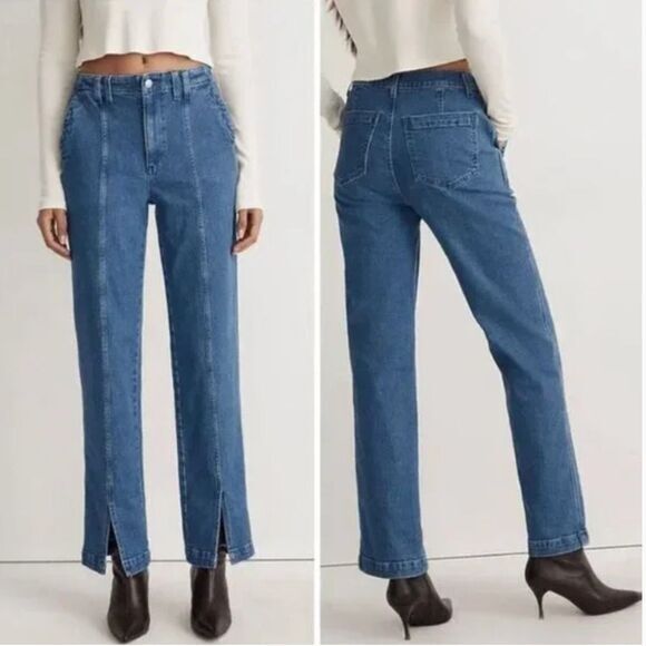 NEW Madewell Perfect Vintage Jean in‎ Medium Indigo Wash: Seamed Edition, 26 - Picture 1 of 16